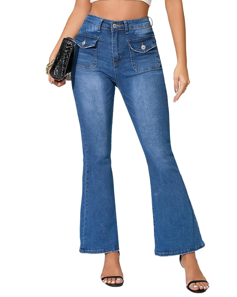 【完売商品！】bell bottom denim pants Amazon.com: JanJean Girls Bell-Bottom Denim Pants Kids High